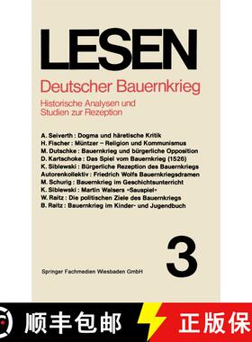 【3-4周达】Deutscher Bauernkrieg: Historische Analysen und Studien zur Rezeption [9783531113524]