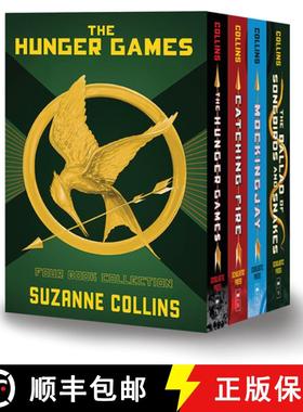 【3-4周达】Hunger Games 4-Book Hardcover Box Set (the Hunger Games, Catching Fire, Mockingjay, the Ba... [9781338686531]