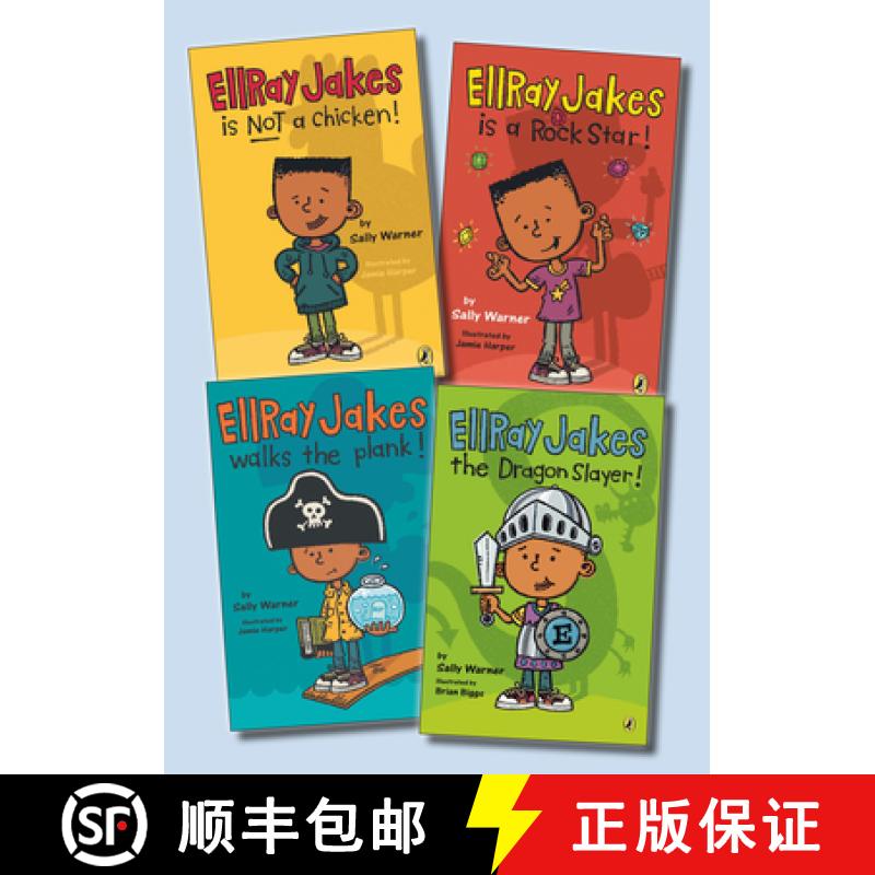 【3-4周达】Ellray Jakes: 4-Book Set [9780593352366]