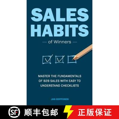 【3-4周达】Sales Habits  of Winners: Master the fundamentals of B2B sales with easy to understand che... [9789526907932]