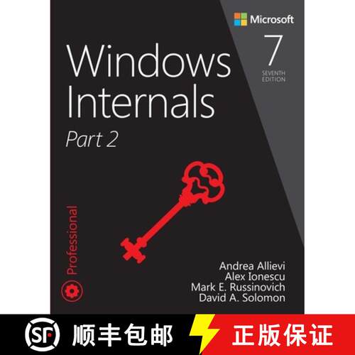 【3-4周达】Windows Internals, Part 2, 7/e [9780135462409]