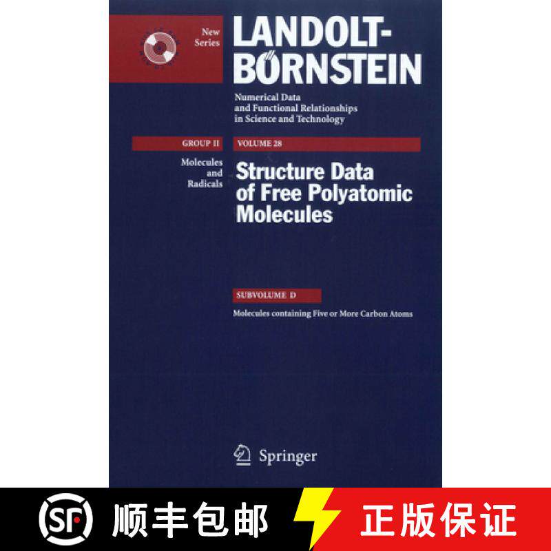 【3-4周达】Molecules Containing Five or More Carbon Atoms [9783540447412]