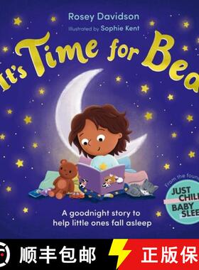 【3-4周达】It’s Time for Bed: A goodnight story to help little ones fall asleep from Just Chill Mama [9781444975628]