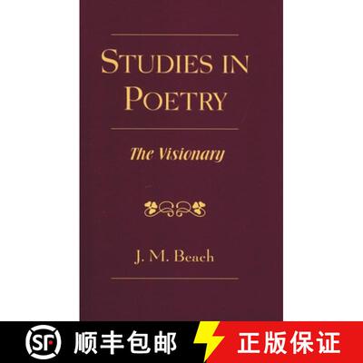 【3-4周达】精装 Studies in Poetry : The Visionary [9780761828808]