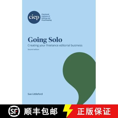 【3-4周达】Going Solo: Creating your freelance editorial business [9781838358204]