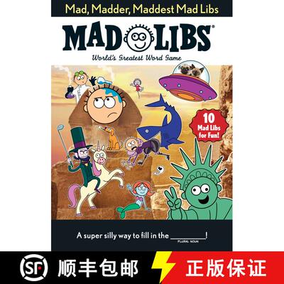 【3-4周达】Mad, Madder, Maddest Mad Libs: World's Greatest Word Game [9781524791520]
