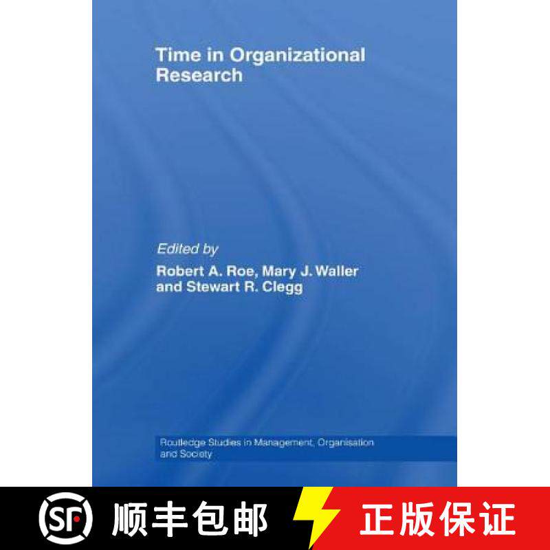 【3-4周达】精装 TIME IN ORGANIZATIONS: ROE ET AL [9780415460453]