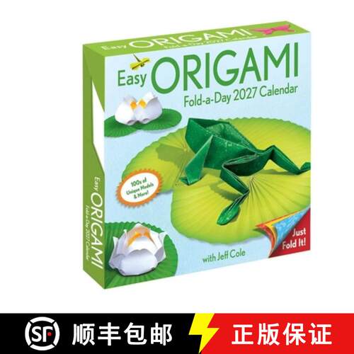 【3-4周达】Easy Origami 2027 Fold-a-Day Calendar [9798881606718]