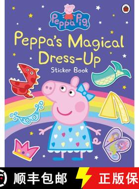 【3-4周达】Peppa Pig: Peppas Magical Dress-Up Sticker Book [9780241659489]