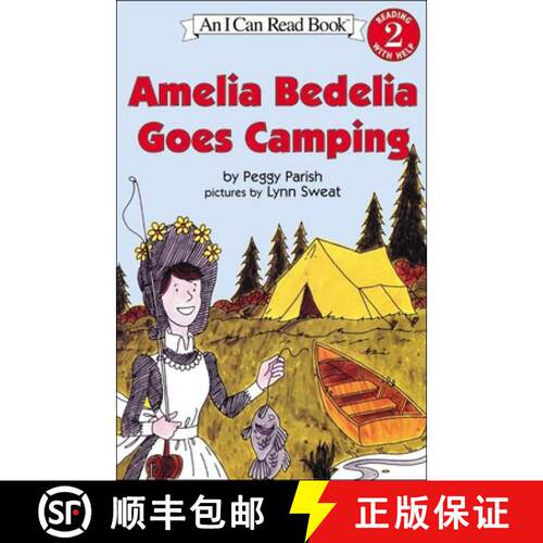【3-4周达】精装 Amelia Bedelia Goes Camping [9780812444735]