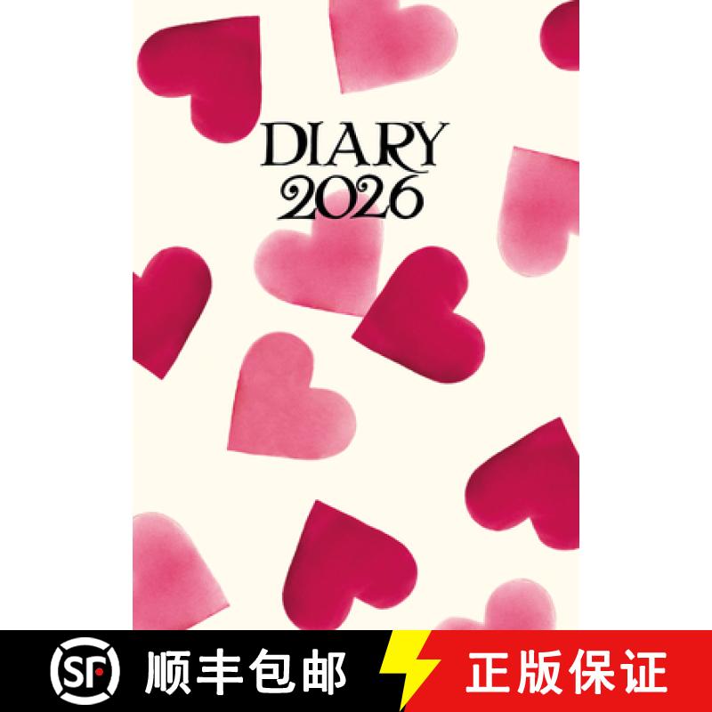 【2-3周达】2026 Emma Bridgewater Big Pink Hearts Diary Planner [9781529828450]