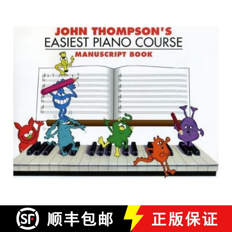 【2-3周达】John Thompson's Easiest Piano Course Manuscript: Manuscript Book [9781849382557]