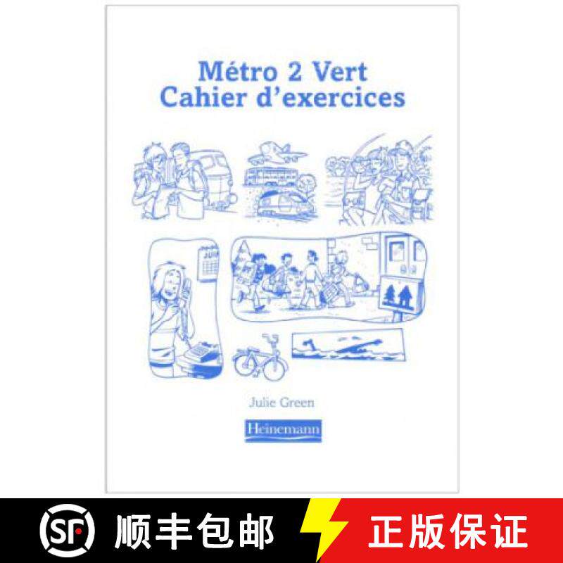 【3-4周达】Metro 2 Vert Workbook Euro Edition (Pack of 8) [9780435383053]