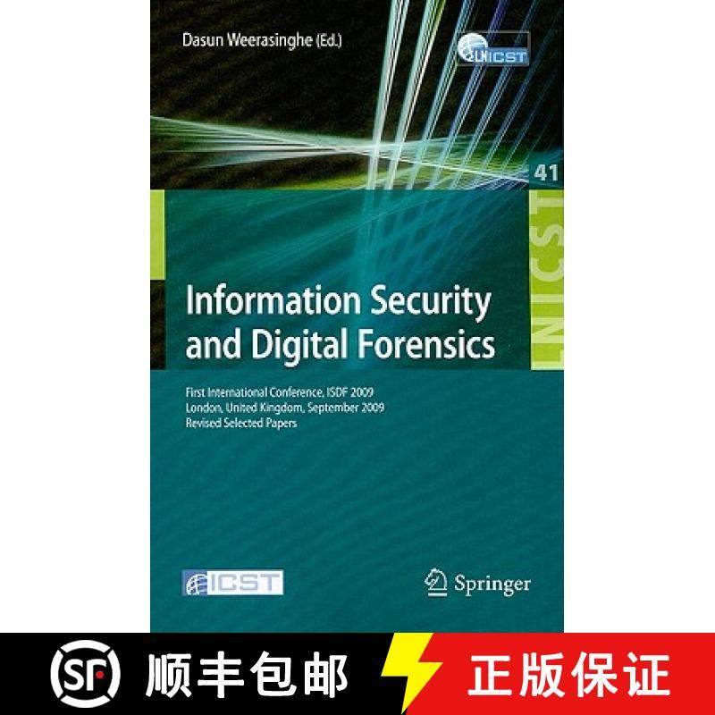 【3-4周达】Information Security and Digital Forensics: First International Conference, ISDF 2009, Lon... [9783642115295]