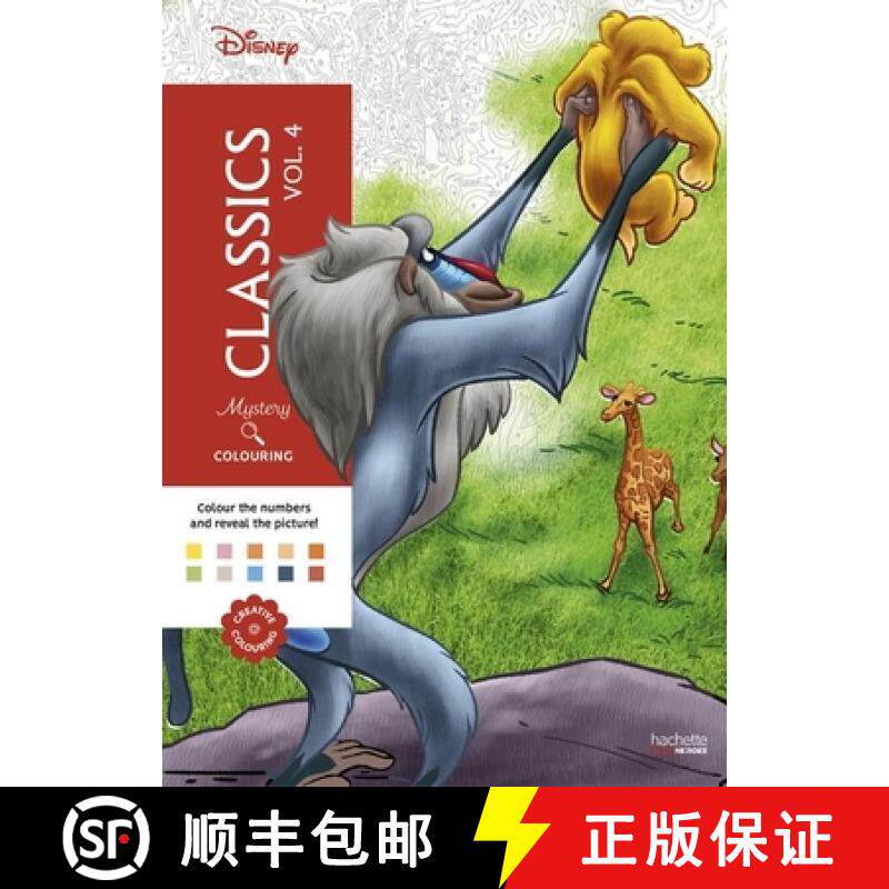 【3-4周达】Mystery Colouring - Classics Vol 4: Colour the numbers and reveal the picture! [9782017378303] - 实物图