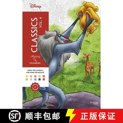【3-4周达】Mystery Colouring - Classics Vol 4 : Colour the numbers and reveal the picture! [9782017378303]