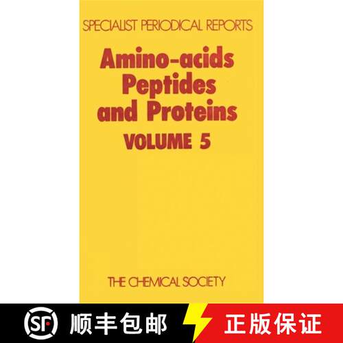 【3-4周达】精装 Amino Acids, Peptides and Proteins : Volume 5 [9780851860442]