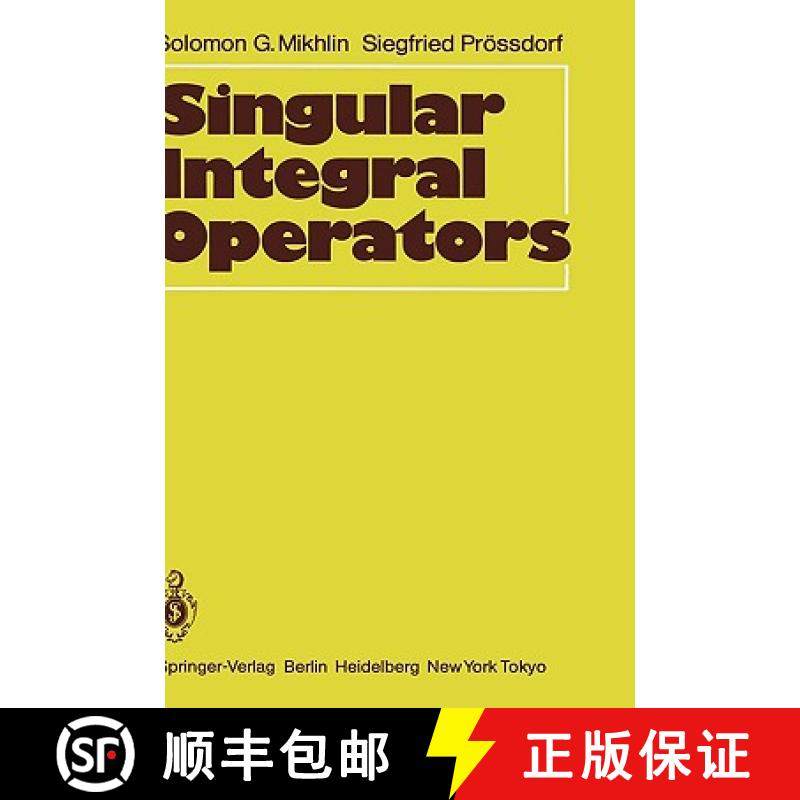 【3-4周达】Singular Integral Operators [9783540159674]