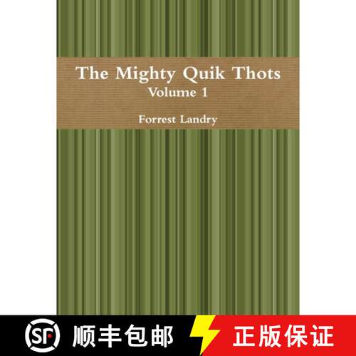 【3-4周达】The Mighty Quik Thots Vol. 1 [9781329420212]