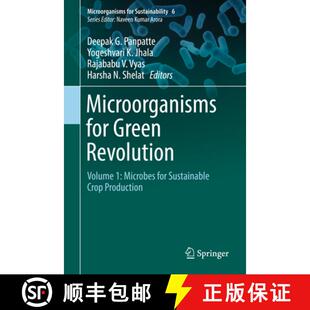 Microorganisms 9789811062407 Production 4周达 Microbes Green for Crop Revolution Sustainable Volume