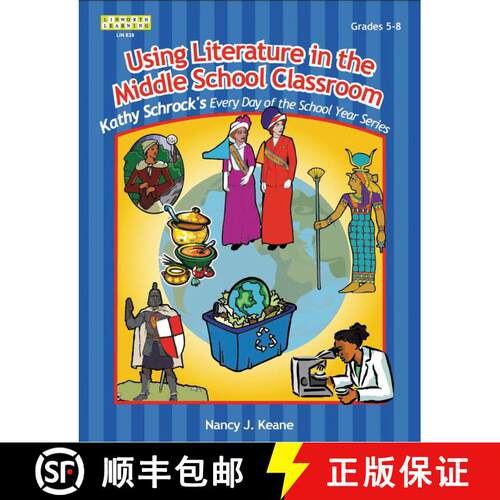 【3-4周达】Using Literature in the Middle School Classroom, Grade 5-8 [9781586831820]