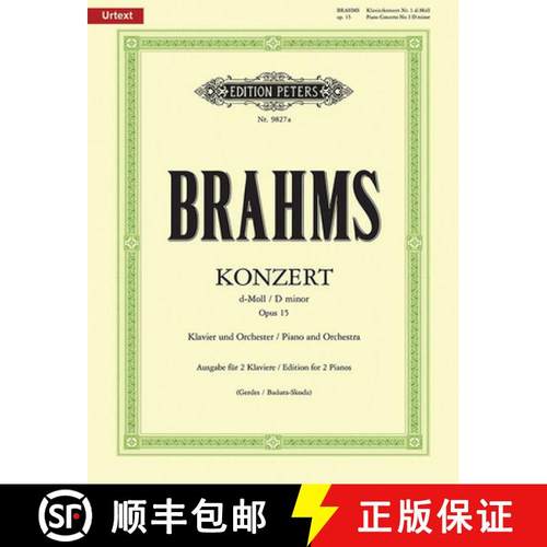 【3-4周达】Piano Concerto No. 1 in D Minor Op. 15 (Edition for 2 Pianos) [9790014109981]