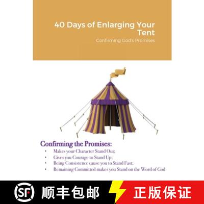 【3-4周达】40 Days of Enlarging Your Tent: Confirming God's Promises [9781716070358]