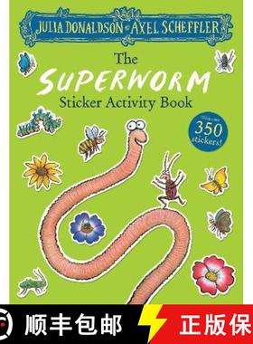 【3-4周达】Superworm Sticker Book [9781407197821]