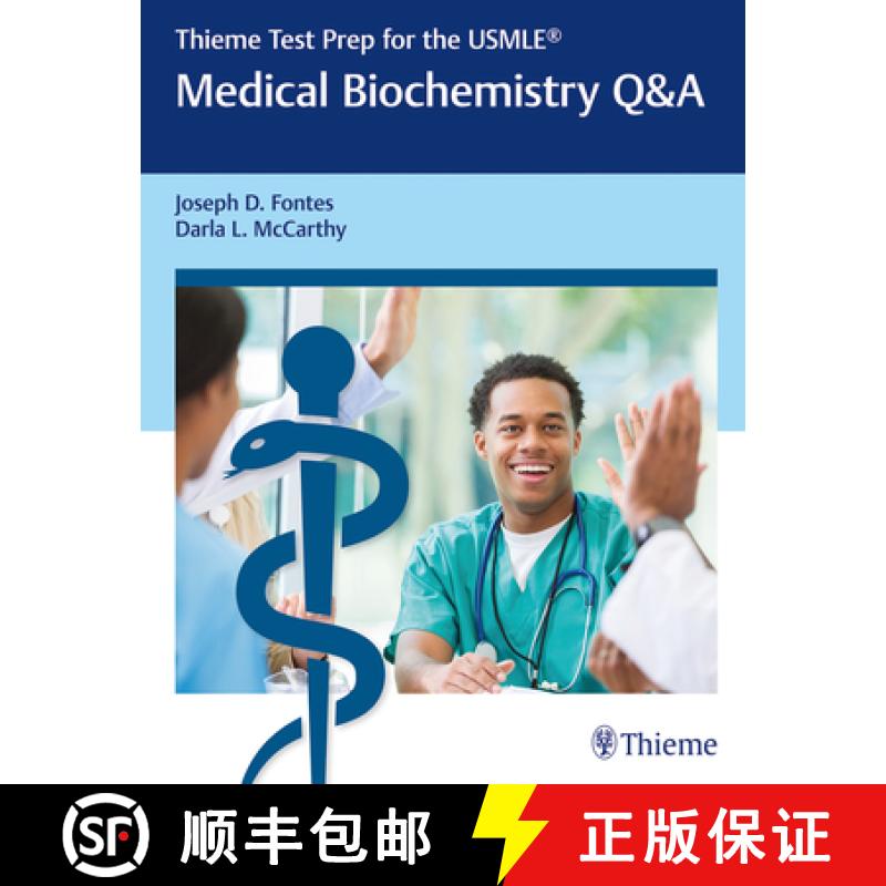 【3-4周达】Thieme Test Prep for the USMLE (R): Medical Biochemistry Q&A [9781626234635]