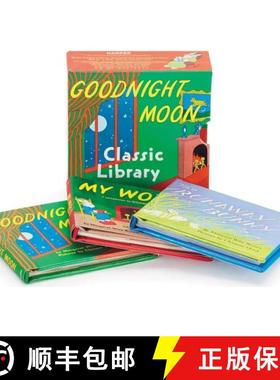 【3-4周达】Goodnight Moon Classic Library: Contains Goodnight Moon, The Runaway Bunny, and My World [9780061998232]
