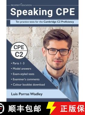 【3-4周达】Speaking CPE: Ten practice tests for the Cambridge C2 Proficiency, with answers and examin... [9781913825645]