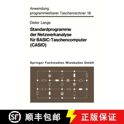 【3-4周达】Standardprogramme der Netzwerkanalyse für BASIC-Taschencomputer (CASIO) [9783528042219]