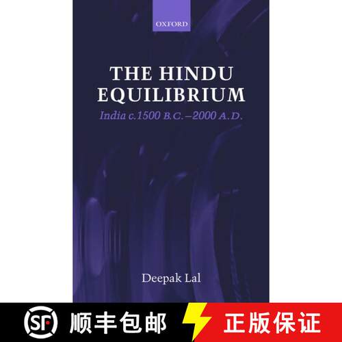 【3-4周达】精装 The Hindu Equilibrium: India c.1500 B.C. - 2000 A.D. [9780199275793]