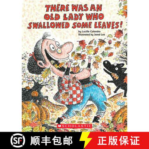 【3-4周达】There Was an Old Lady Who Swallowed Some Leaves! [9780545241984]