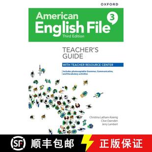【3-4周达】American English File: Level 3: Teacher's Guide with Teacher Resource Center [9780194906647]