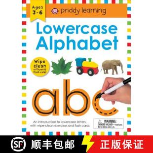 【3-4周达】Wipe Clean Workbook: Lowercase Alphabet (Enclosed Spiral Binding): An Introduction to Lowe... [9780312525804]