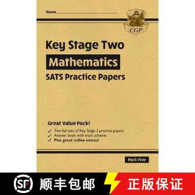 【3-4周达】KS2 Maths Year 6 SATS Practice Papers: Pack 5 - for the 2026 tests (with free Online Extras) [9781789081190]