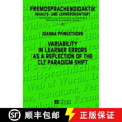 【3-4周达】精装 Variability in Learner Errors as a Reflection of the CLT Paradigm Shift [9783631638040]