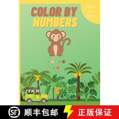 【3-4周达】Color by Numbers: Now coloring gets even easier I Colour different animals and objects in ... [9781803895000]