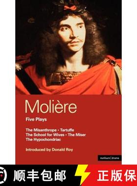 【3-4周达】Moliere Five Plays: The School for Wives; Tartuffe; The Misanthrope; The Miser; The Hypoch... [9780413497604]