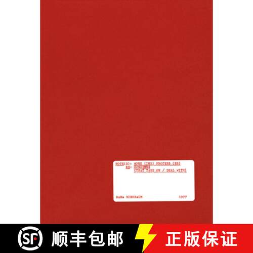 【3-4周达】Dara Birnbaum: Note(s): Work(ing) Process(es) RE: Concerns (That Take on / Deal With) [9781734489774]