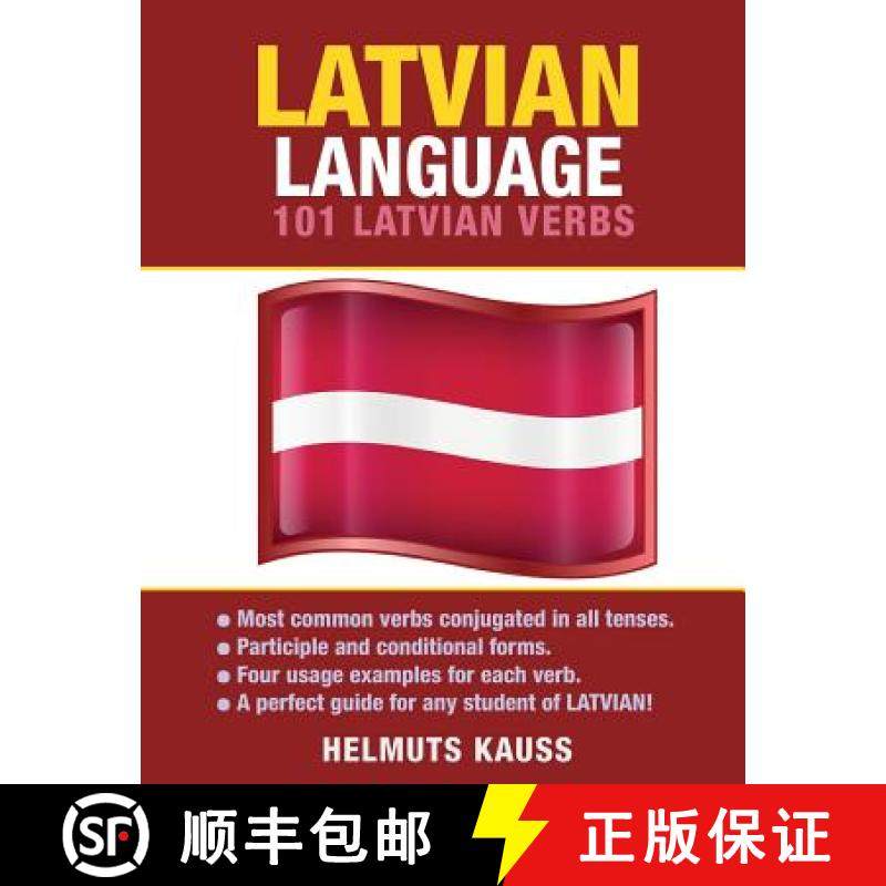 预订 Latvian Language: 101 Latvian Verbs [9781619494336]