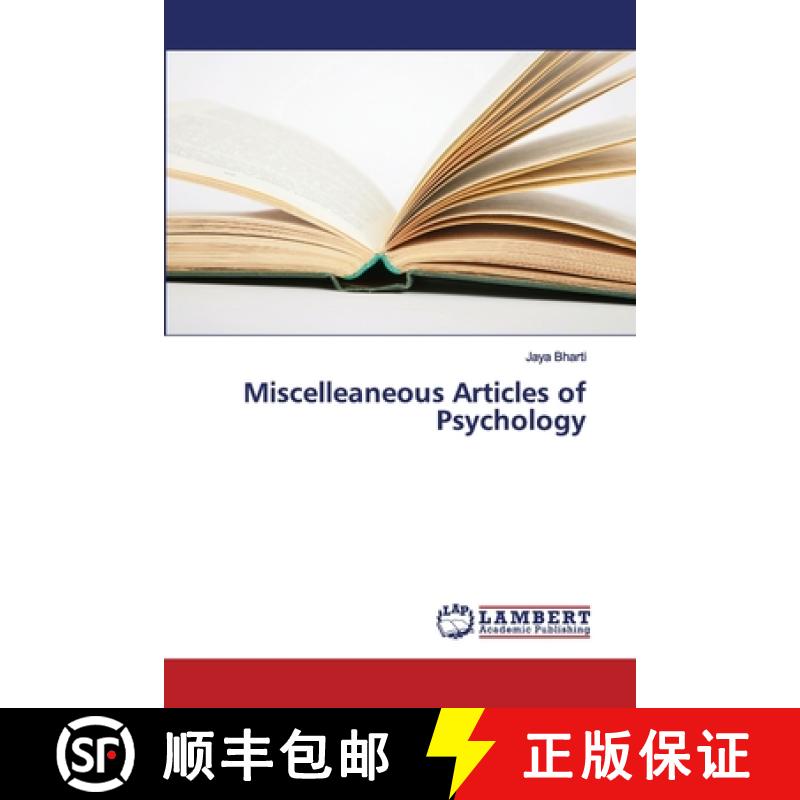 预订 Miscelleaneous Articles of Psychology [9786139579945]