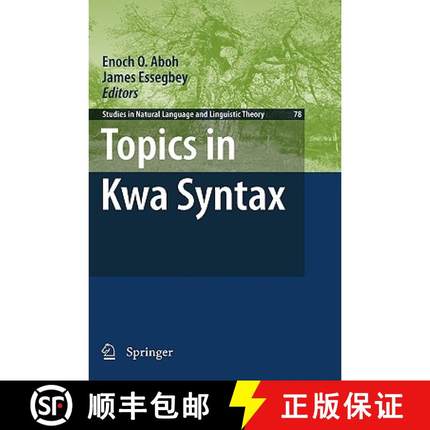 【3-4周达】Topics in Kwa Syntax [9789048131884]