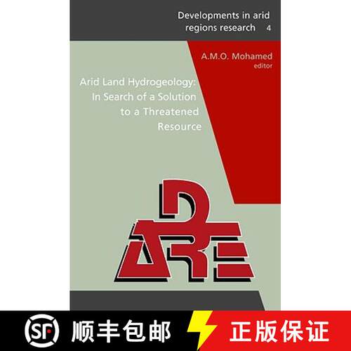 【3-4周达】精装 Arid Land Hydrogeology: In Search of a Solution to a Threatened Resource: Proceedings... [9780415411271]