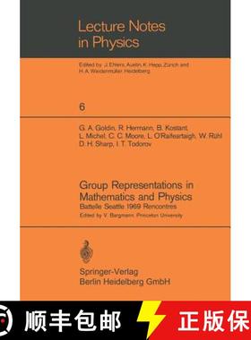 【3-4周达】Group Representations in Mathematics and Physics : Battelle Seattle 1969 Rencontres [9783540053101]