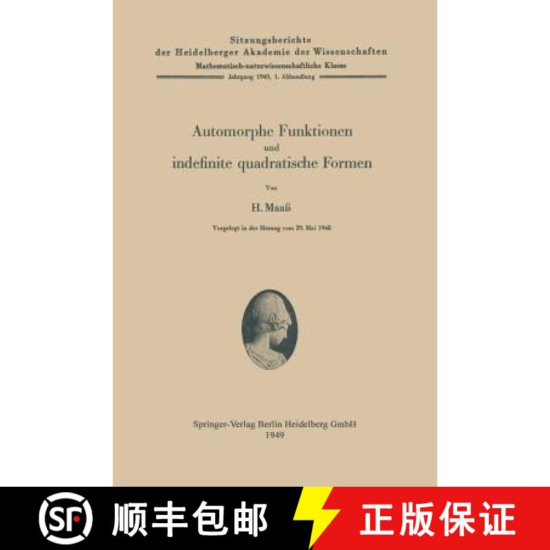 【3-4周达】Automorphe Funktionen Und Indefinite Quadratische Formen [9783540014171]
