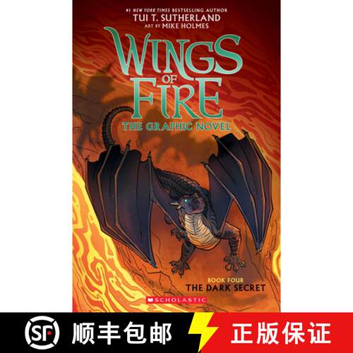 【3-4周达】The Wings of Fire: The Dark Secret: A Graphic Novel (Wings of Fire Graphic Novel #4): Volu... [9781338344219]