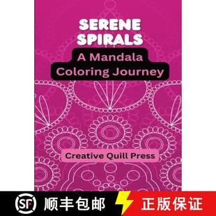 Mandala Coloring 预订 9798869309440 Spirals Journey Serene