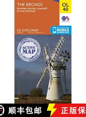 【3-4周达】Broads: Wroxham, Beccles, Lowestoft & Great Yarmouth [9780319475485]